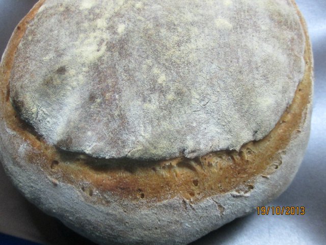 ขนมปังสไตล์คันทรี / Pain de Campagne (เตาอบ)