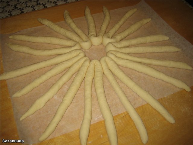 Stella di Natale del pane