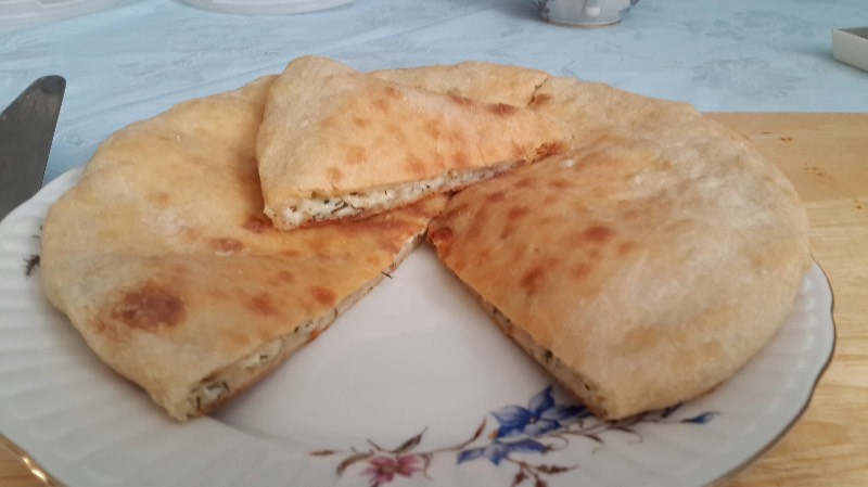 Khachapuri in a Ferrari pizza maker