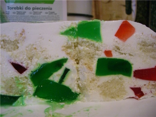 Gebroken glascake