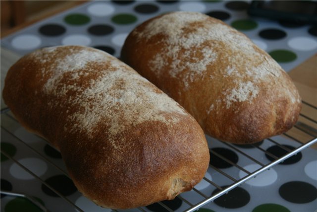 Ciabatta Peter Reinhart (duża) w piekarniku