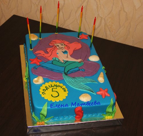 The Little Mermaid Cakes