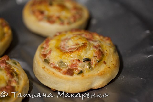 Mini pizzas en la pizzería Travola