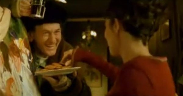 Biscotti con vino caldo dal film Le fabuleux destin d`Amelie Poulain (Amelie)