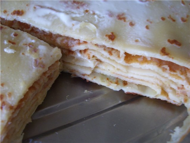 Priti-lakshanam (palacsinta torta)