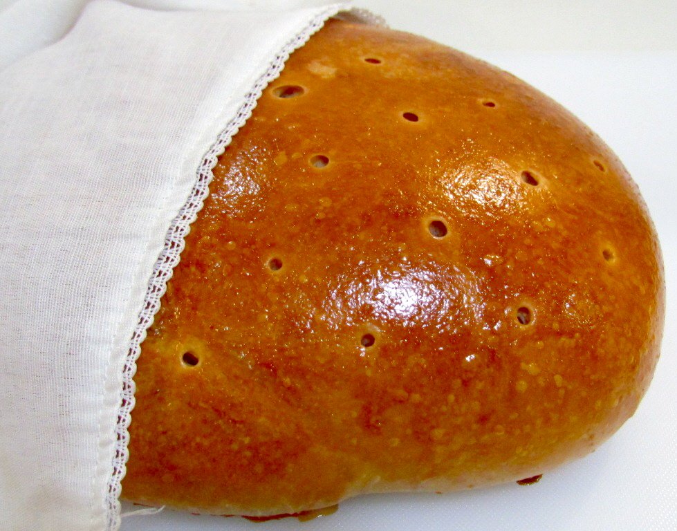 Pan de huevo en el horno