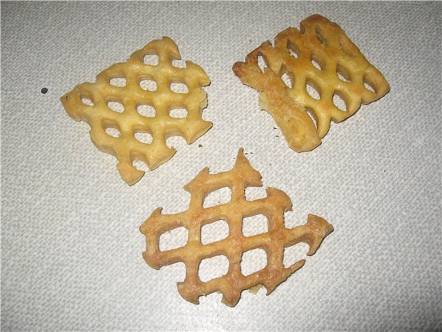 Cake Halos mga waffle ng Belgian