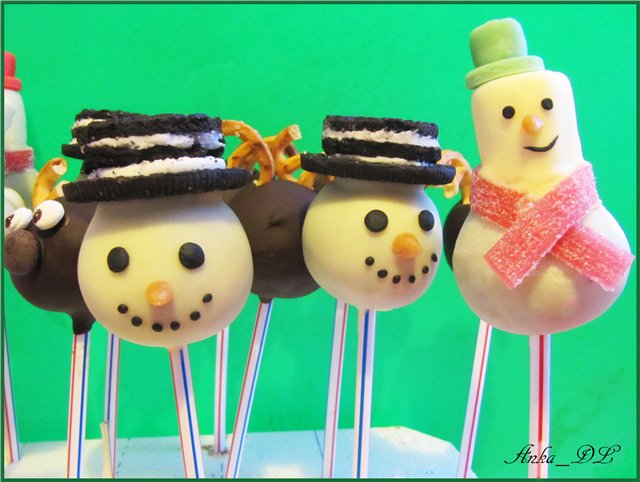 Mga Cake Pops at Cake ball