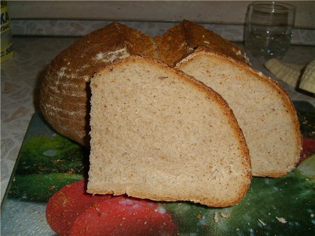 Pane di segale e grano per principianti (al forno)