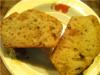 Muffin di ricotta con uvetta e gocce di cioccolato