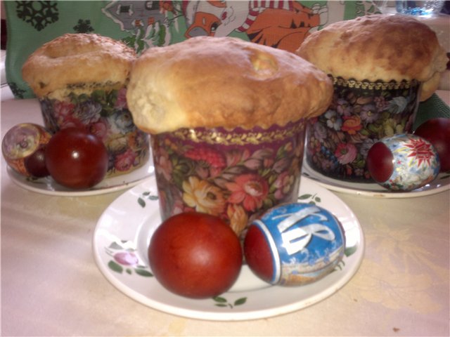 Kulich จาก E. Molokhovets (1861)