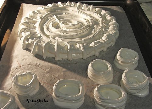 Meringue cake mula sa pelikula Sabihin ang isang salita tungkol sa mahirap na hussar