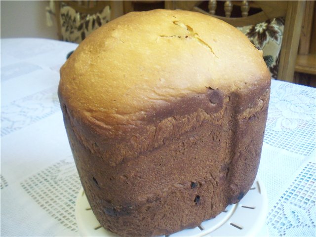 Kulich Royal bummer in a bread maker