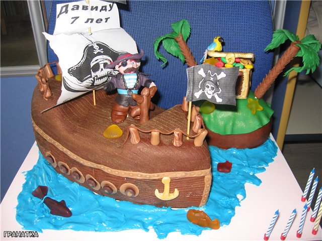 Ships and sea (cakes)