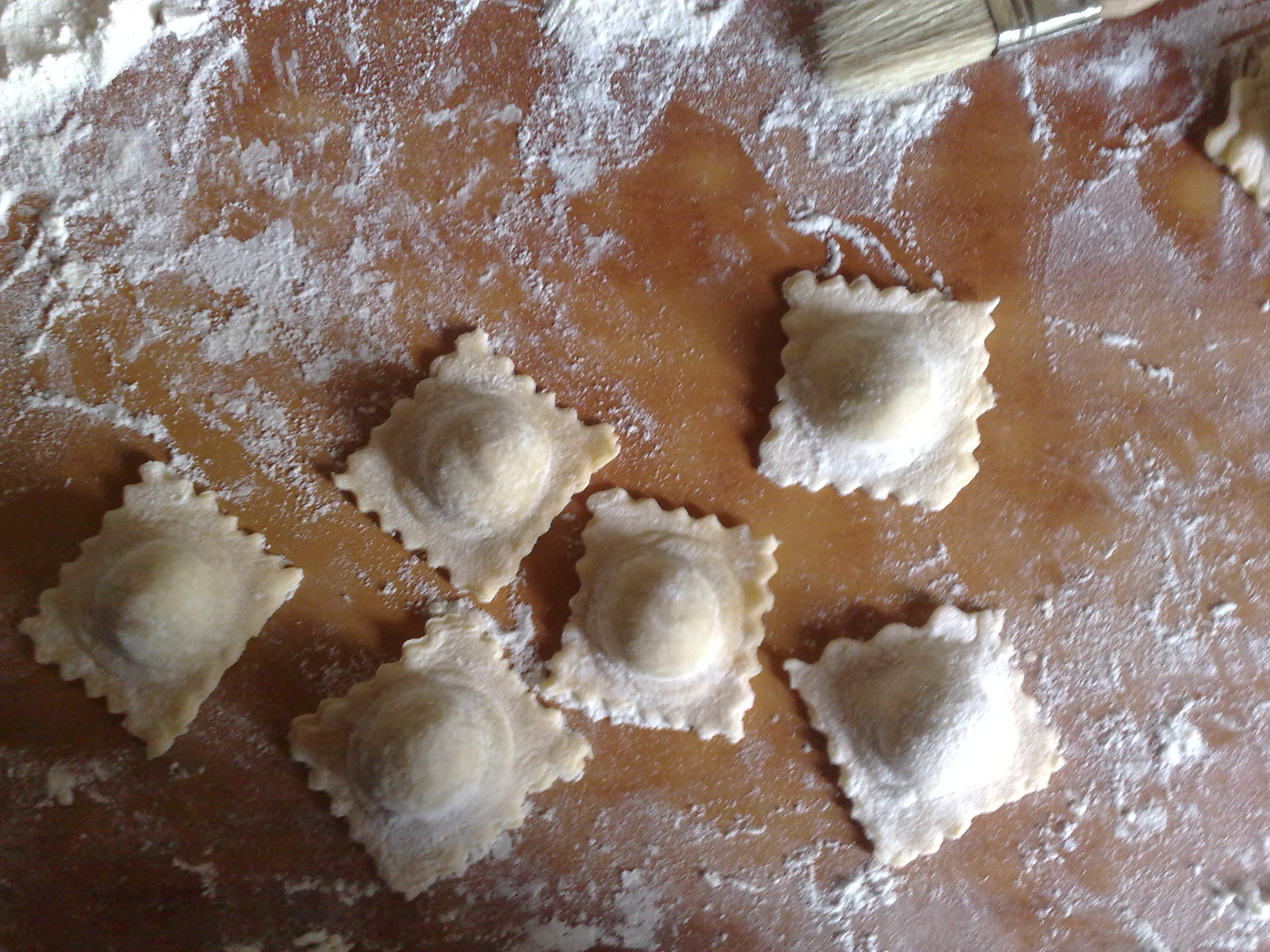 Fideos caseros, ravioles y todo para hacerlos