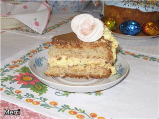 Tort de la Kiev (de la revista Rabotnitsa)