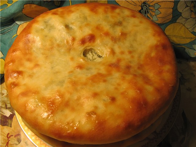 Mga Ossetian pie (recipe)