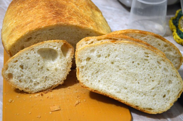 Tarwebrood "Hongaars" in de oven