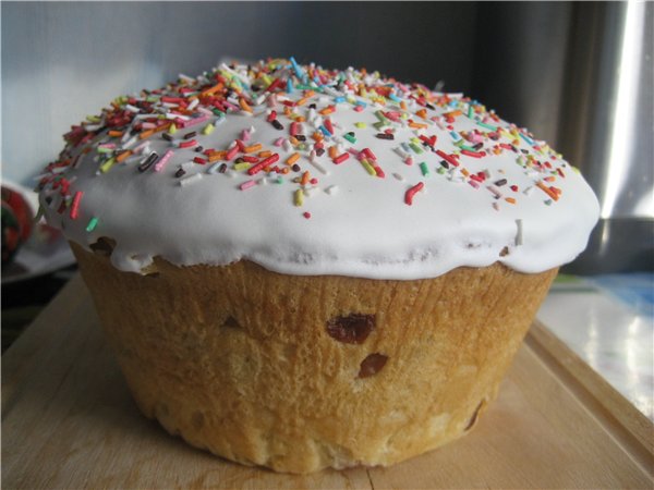 Kulich con Myasoedovskaya en el horno (clase magistral)