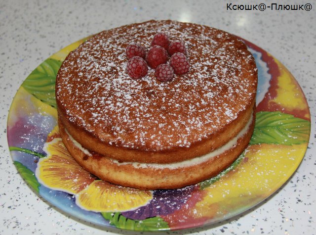 Pastel de la reina Victoria o bizcocho victoriano clásico