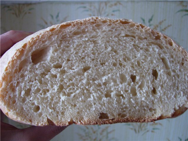 Pâine de grâu fermentată lung (cuptor)