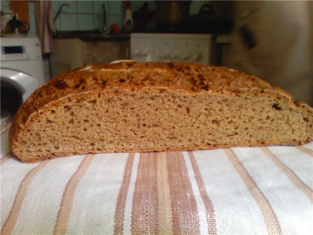 Stein (tallerken) for brødbaking