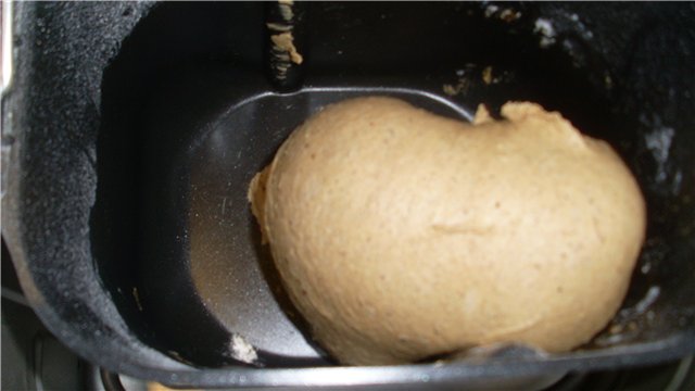 Pane di frumento e segale 50x50 con lievito di birra (macchina per il pane)