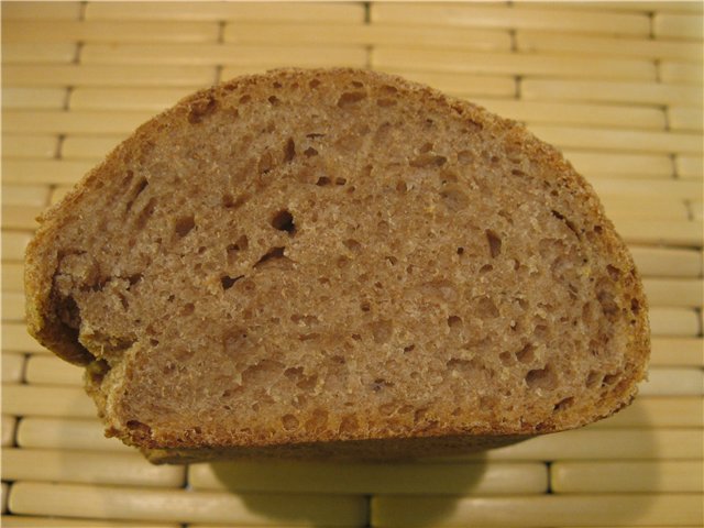 Pâine de grâu fermentată lung (cuptor)