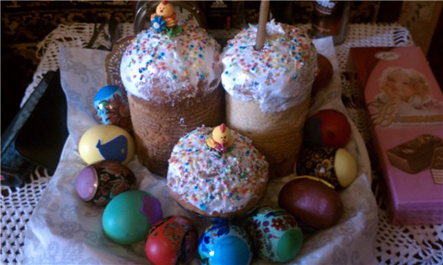 Kulich with Myasoedovskaya in the oven (master class)