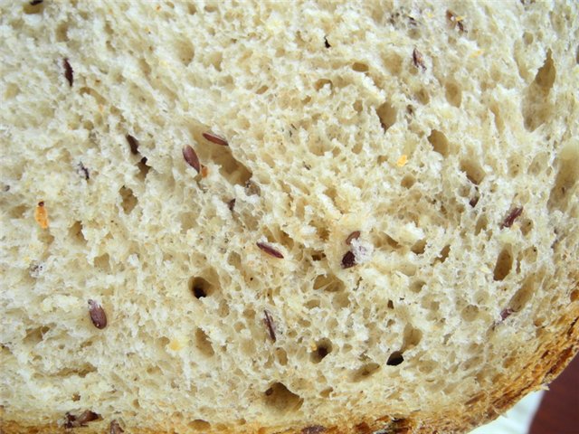 Pan de trigo y centeno Lino y leche