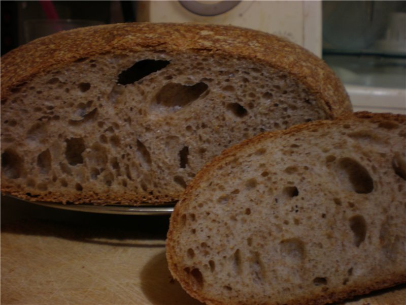 Pane Integrale Con Lievito Di Banana Liquido