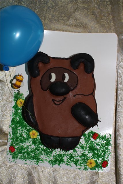 Torte basate sul cartone animato Winnie the Pooh e tutto, tutto, tutto