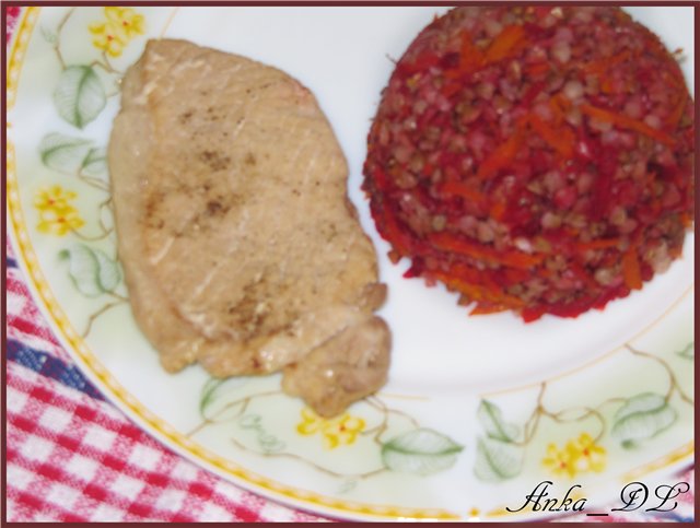 Braciola di maiale marinata al vapore