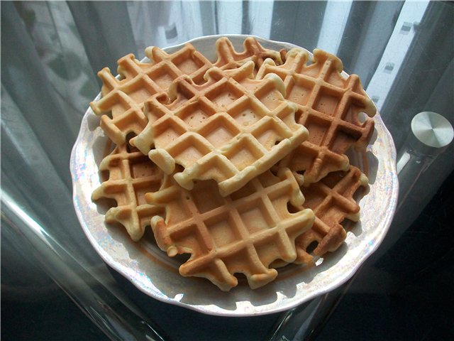 Waffles de galletas (belgas)