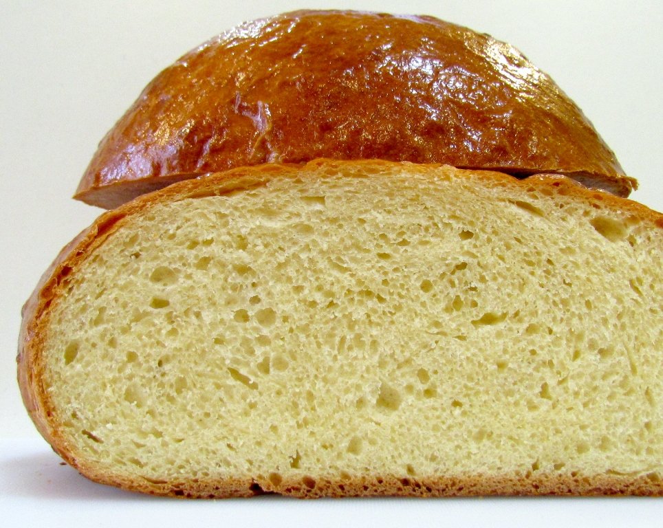 Pan de huevo en el horno