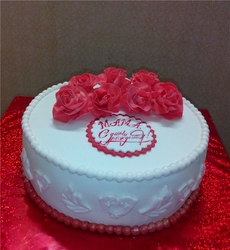 Mga cake ng bulaklak