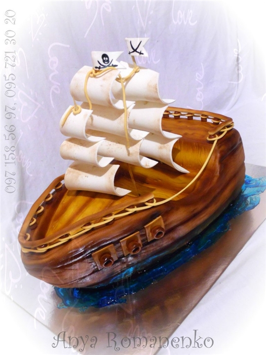 Ships and sea (cakes)