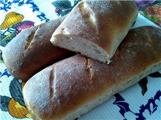 Fluffy brød på gærfri surdej