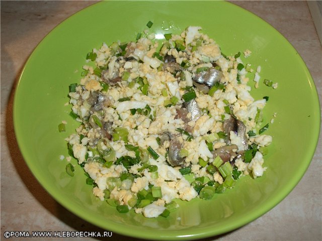 Panqueques con hígado de bacalao y anchoas