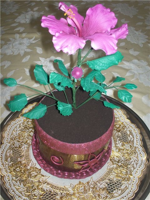 Mga cake ng bulaklak