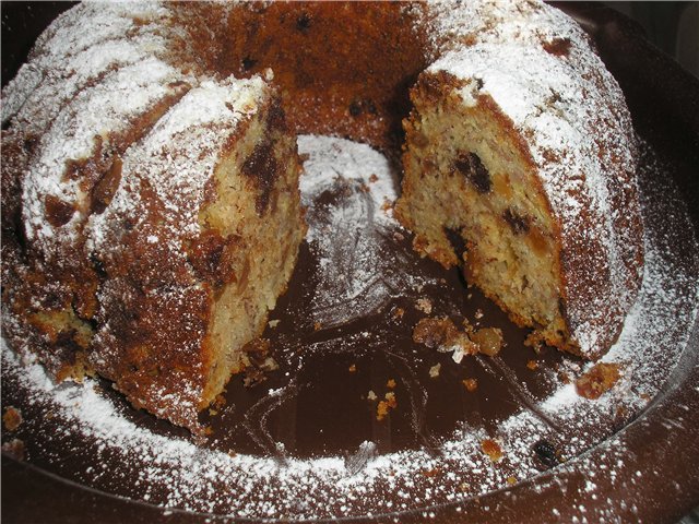 Banana muffin with chocolate "Tidbit"