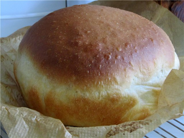 Wheat bread "Air" (in the oven)