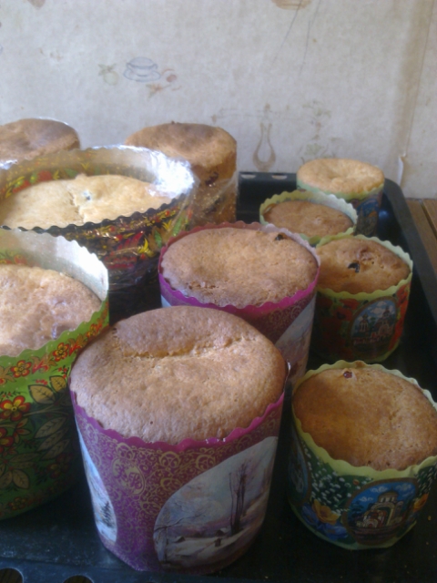 Kulich con Myasoedovskaya en el horno (clase magistral)