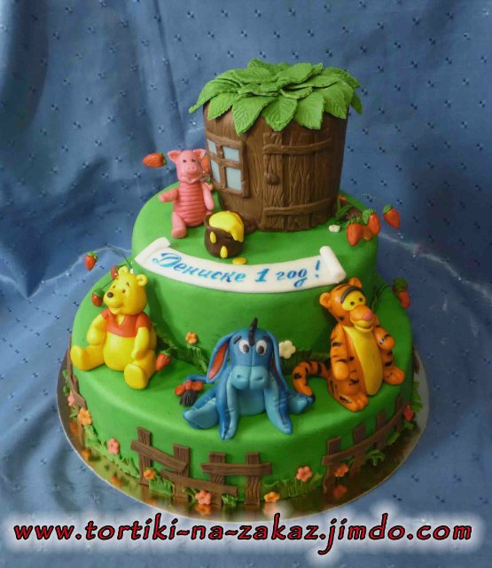 Torte basate sul cartone animato Winnie the Pooh e tutto, tutto, tutto