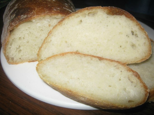 Italian bread (Ann Thibeault) in the oven