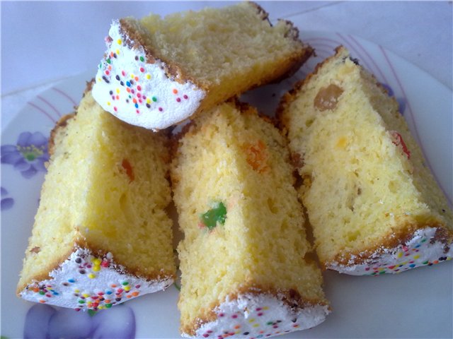 Kulich with Myasoedovskaya in the oven (master class)