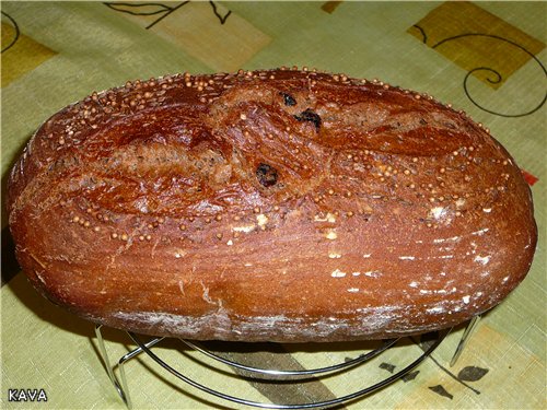 Airy sourdough bread