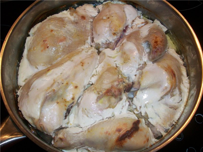 ไก่อบใน kefir