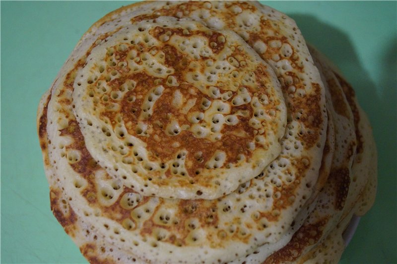 Vla pannenkoeken met kefir