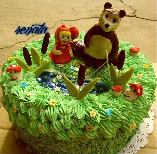 Torte basate sul cartone animato Masha e Orso